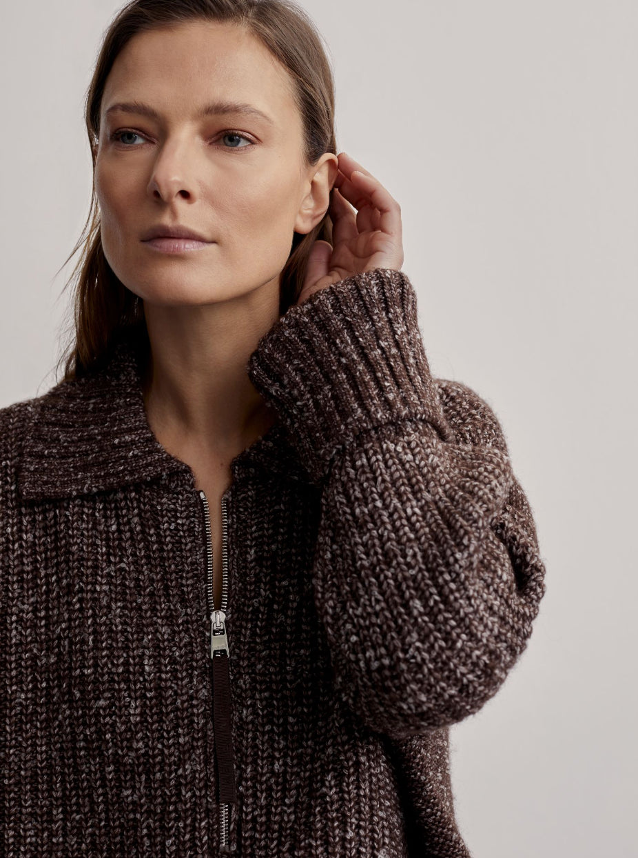 Amelia Half Zip Knit