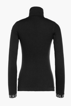 Mira Long Sleeve Knit Sweater Black