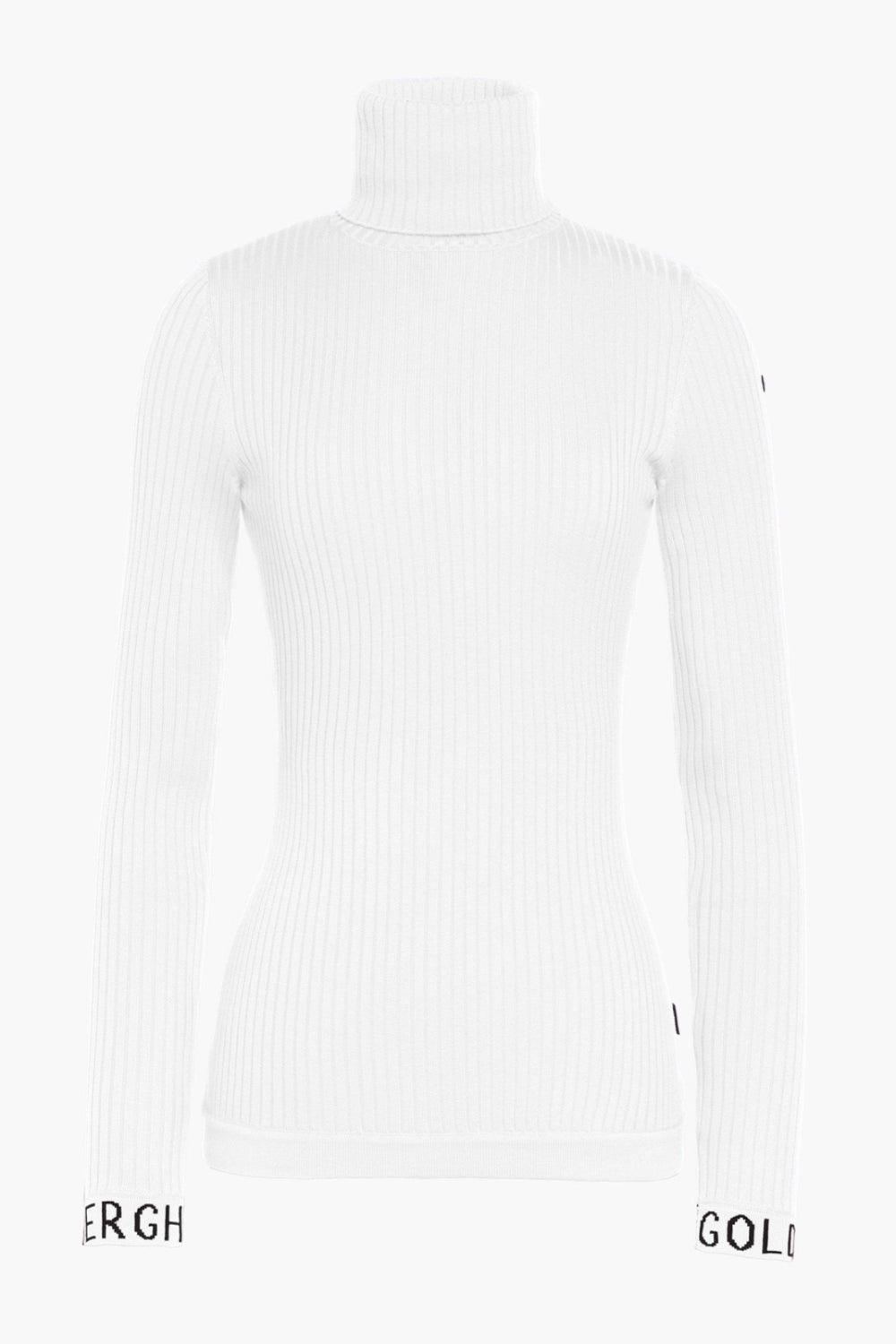 Mira Long Sleeve Knit Sweater White