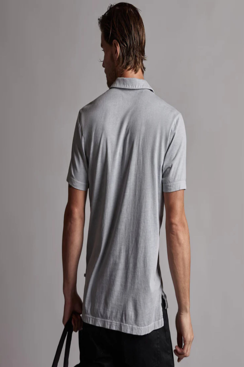 BRUSHED STRETCH JERSEY POLO