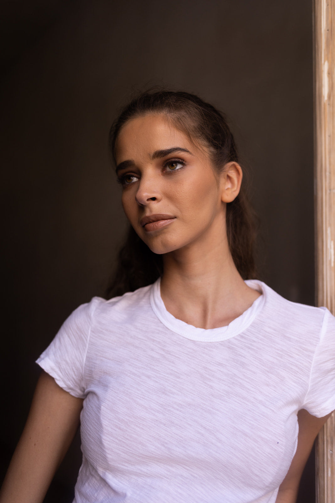 Crew Neck Tee White