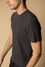 James Perse Short Sleeve Crew Neck Dark Grey
