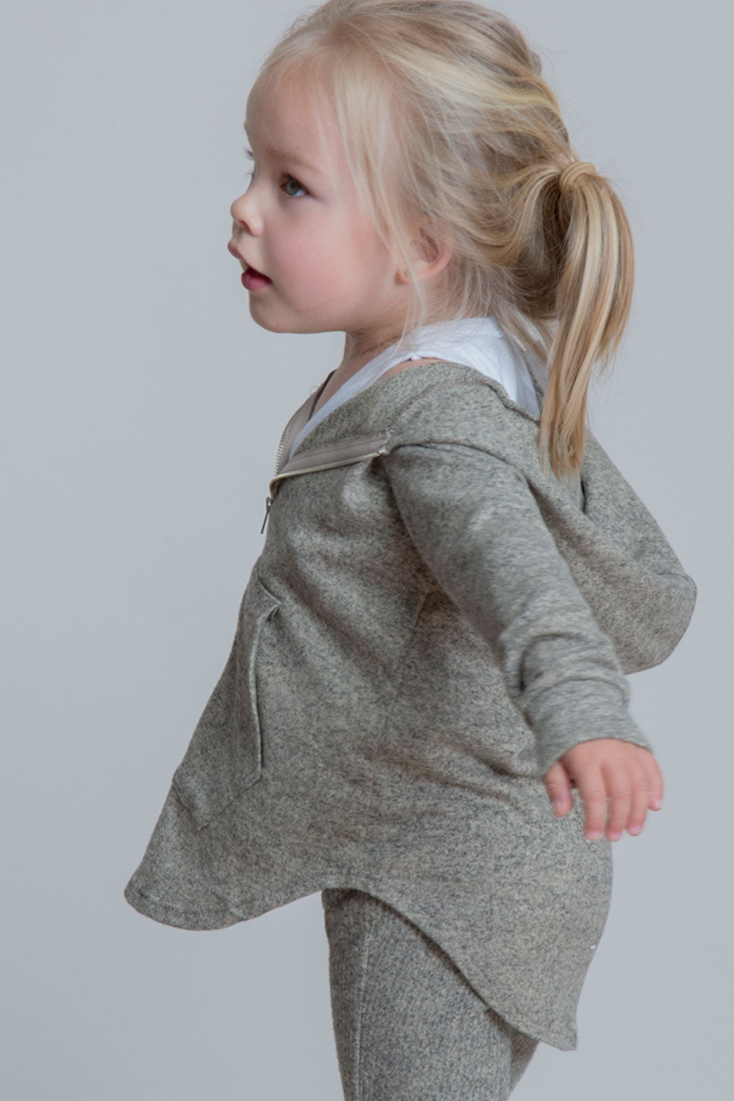 SANDY HOODIE WITH ZIPPER FOR KIDS