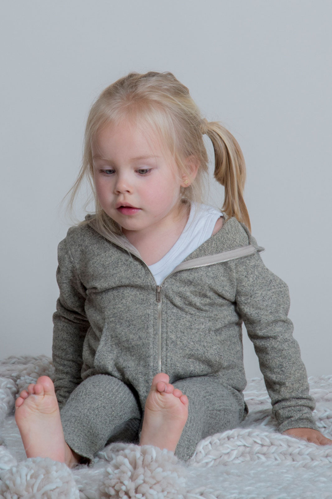SANDY HOODIE WITH ZIPPER FOR KIDS