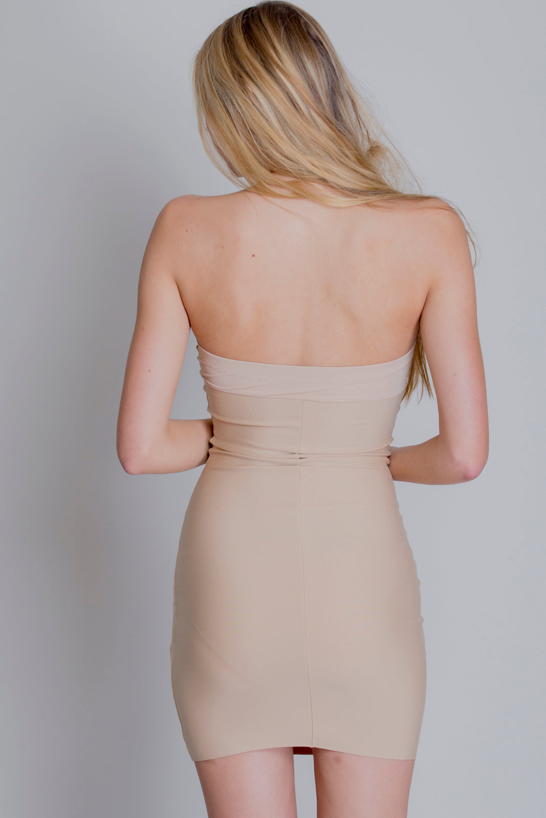 TWO-FACED TECH STRAPLESS SLIP