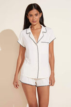Frida Bone/Kelp Short pj Set