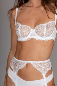Allegra Bra White