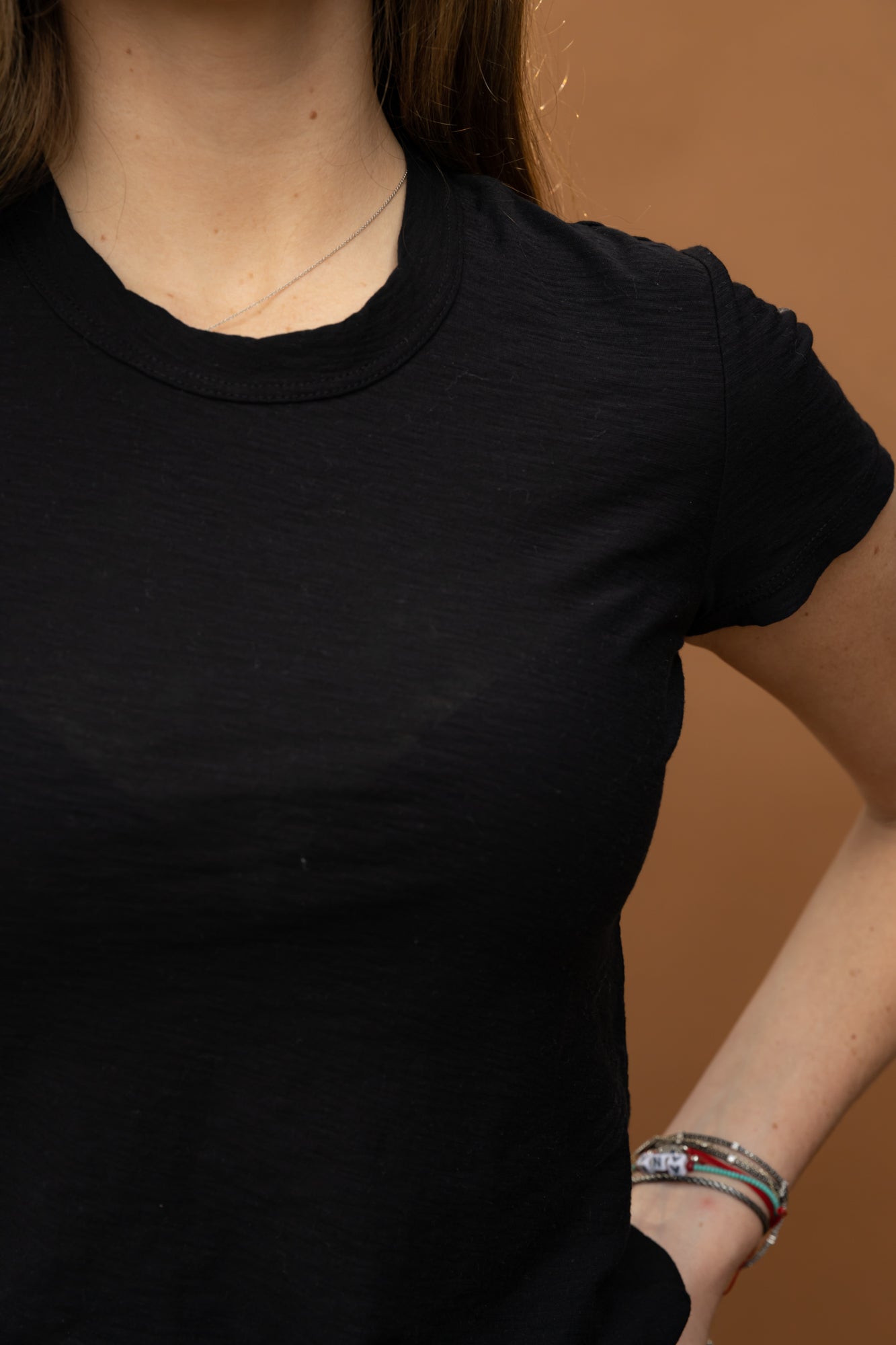 Crew Neck Tee Black