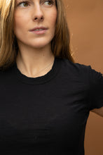 Crew Neck Tee Black