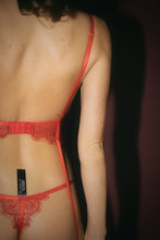 Grace Basque & Thong Red