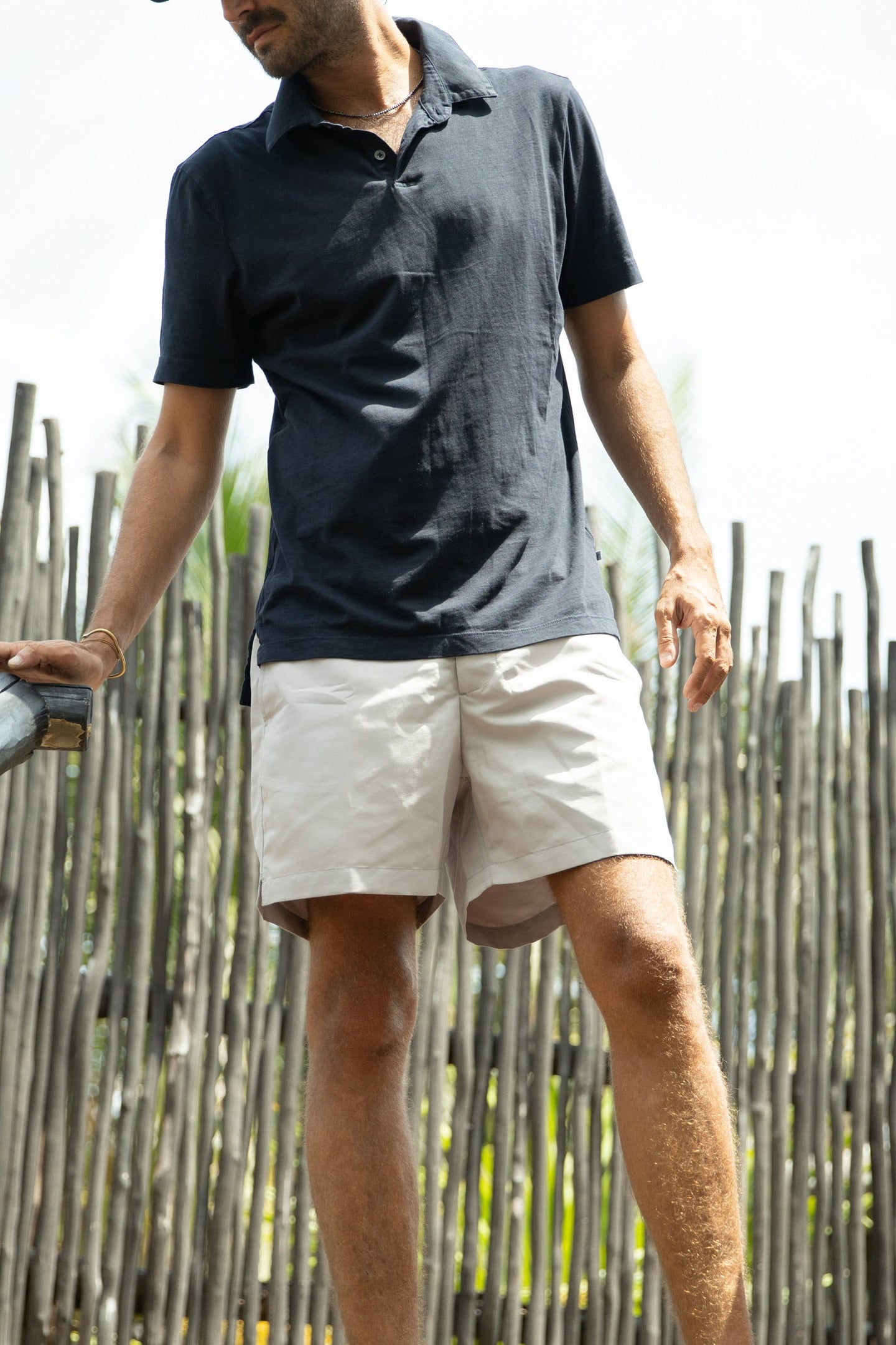 Classic Button Swim Short