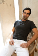 James Perse Short Sleeve Crew Neck Dark Grey
