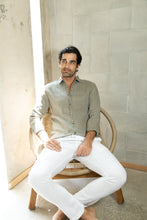 JP Lightweight Linen Pant White