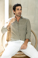 Classic Linen Shirt Fume Pigment