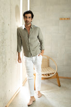 Classic Linen Shirt Fume Pigment