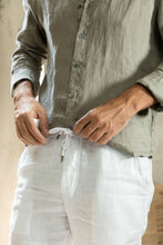 JP Lightweight Linen Pant White