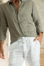 JP Lightweight Linen Pant White