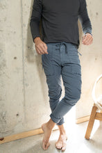 Stretch Poplin Zip Pocket Pant Navy Blue