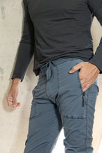 Stretch Poplin Zip Pocket Pant Navy Blue