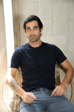 James Perse Short Sleeve Crew Neck Blue