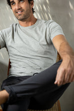 James Perse Short Sleeve Crew Neck Heather Grey