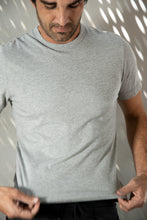 James Perse Short Sleeve Crew Neck Heather Grey