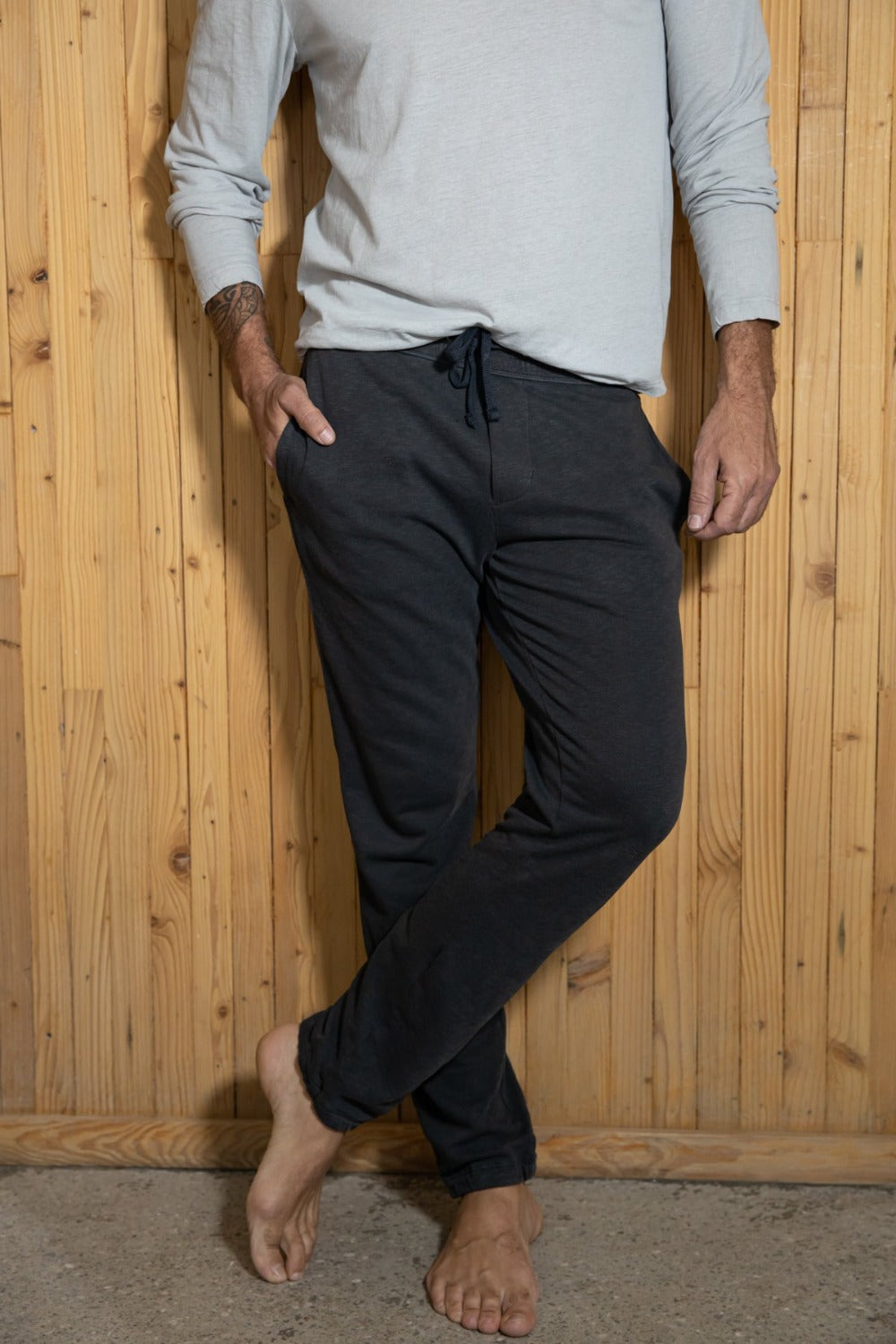 French Terry Sweatpants Carbon