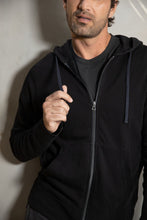 James Perse Vintage Fleece Hoodie Black