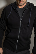 James Perse Vintage Fleece Hoodie Black
