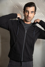 James Perse Vintage Fleece Hoodie Black