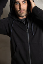 James Perse Vintage Fleece Hoodie Black