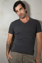 James Perse V-Neck Tee Dark Grey