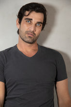 James Perse V-Neck Tee Dark Grey