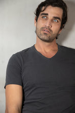 James Perse V-Neck Tee Dark Grey