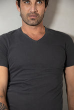 James Perse V-Neck Tee Dark Grey