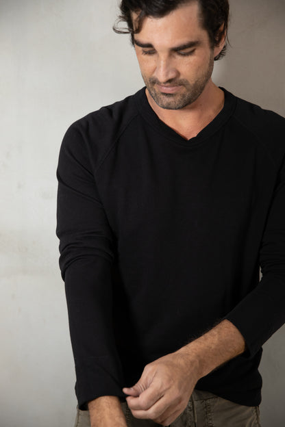 James Perse Vintage Sweatshirt Black