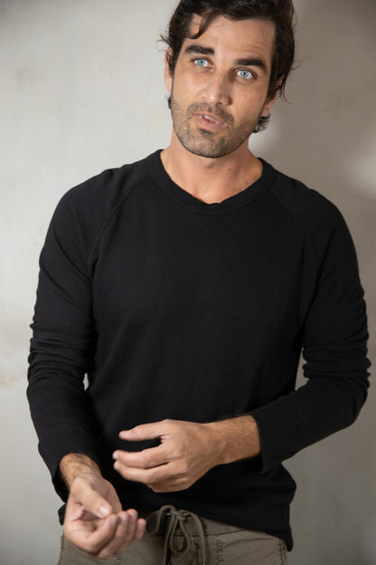 James Perse Vintage Sweatshirt Black