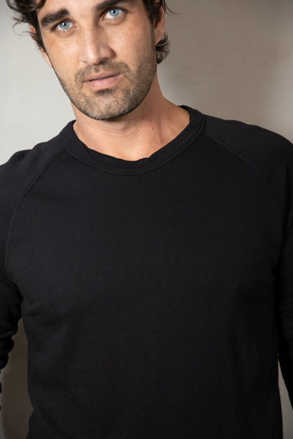 James Perse Vintage Sweatshirt Black