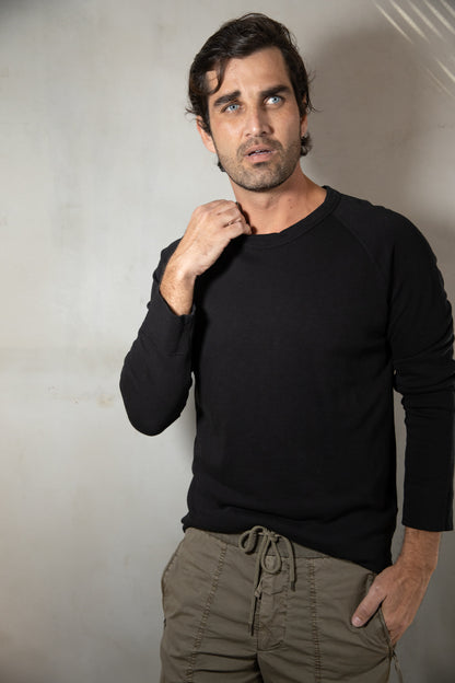 James Perse Vintage Sweatshirt Black