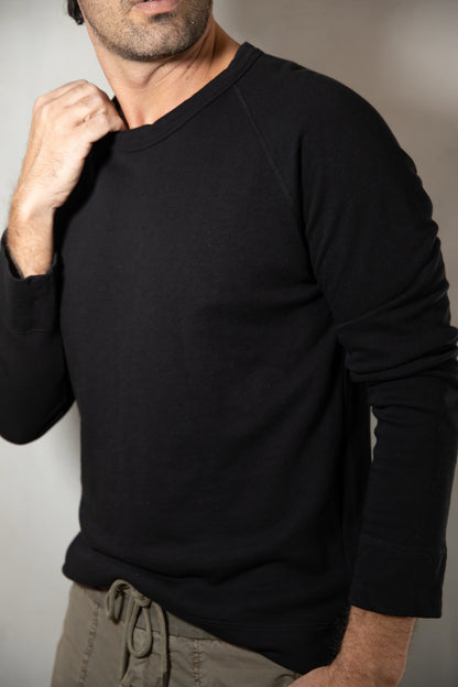 James Perse Vintage Sweatshirt Black