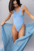 Minaci Natural Pareo Largo Sky Blue