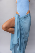 Minaci Natural Pareo Largo Sky Blue