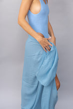 Minaci Natural Pareo Largo Sky Blue