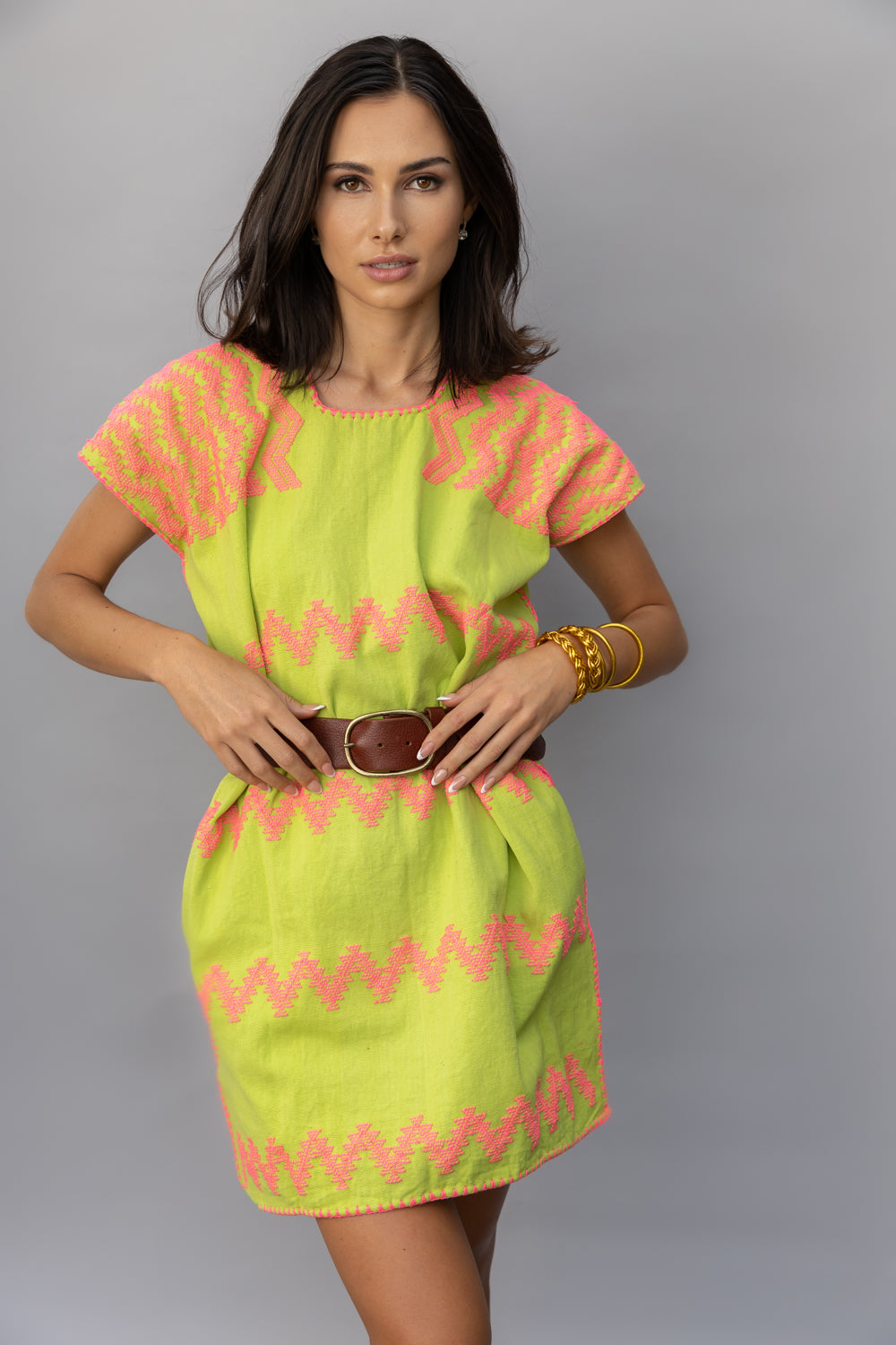 Green Short KAftan (Hand Made)