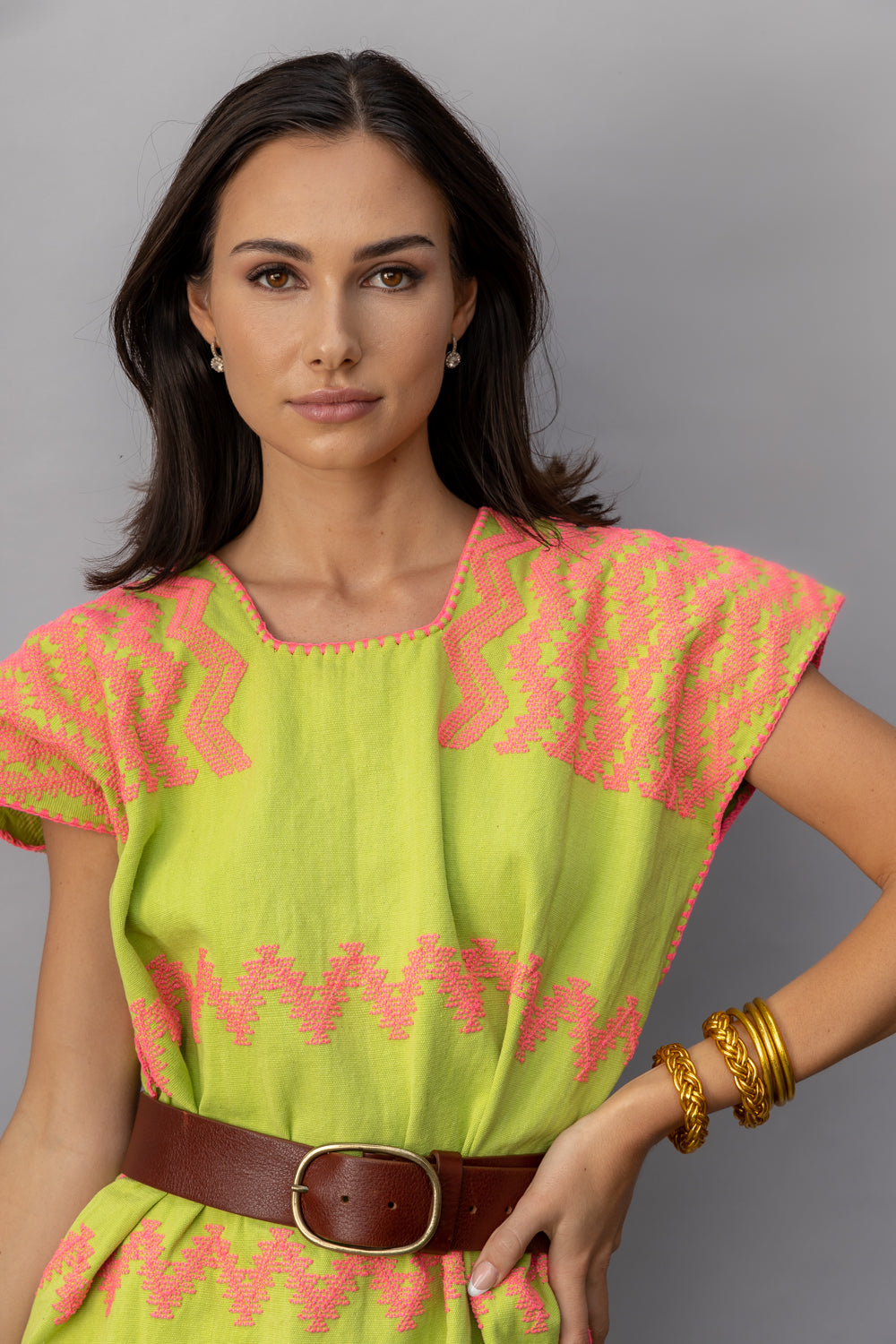 Green Short KAftan (Hand Made)