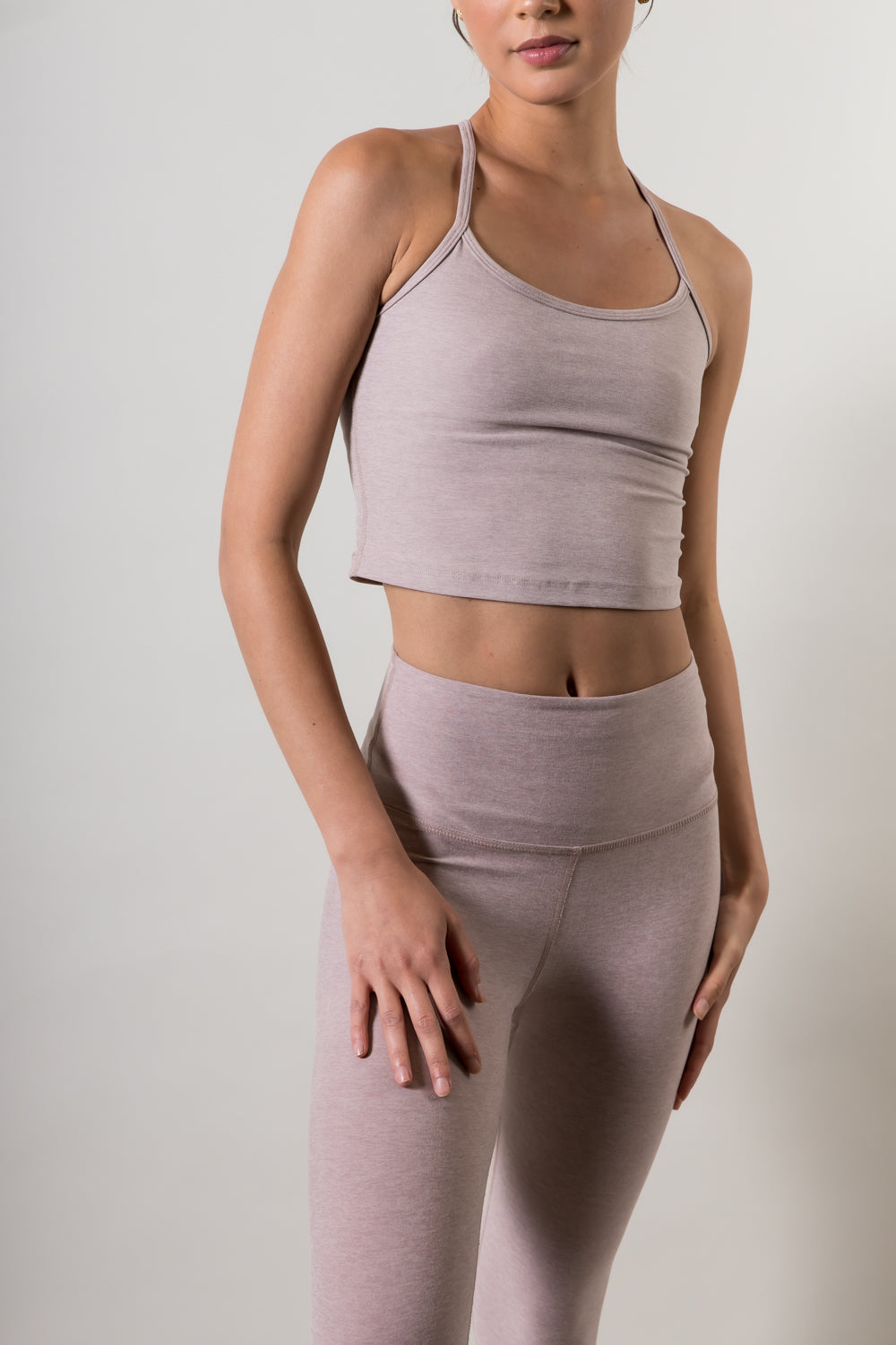 Spacedye Cropped Tank Chai