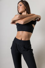 Spacedye Slim Racerback Black