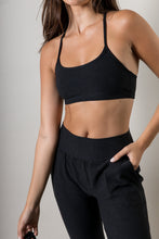 Spacedye Slim Racerback Black