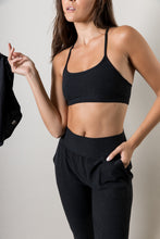 Spacedye Slim Racerback Black