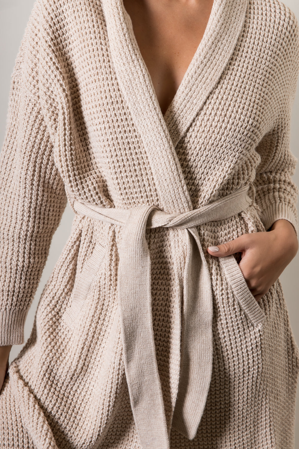Waffle Sweater/Robe